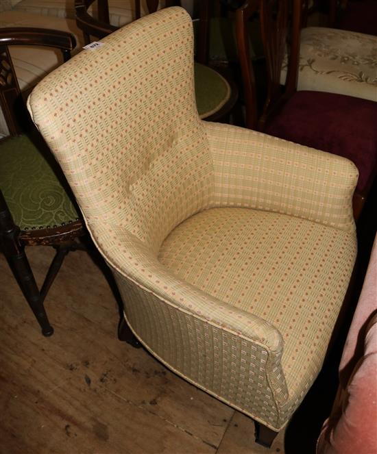 Edwardian armchair(-)